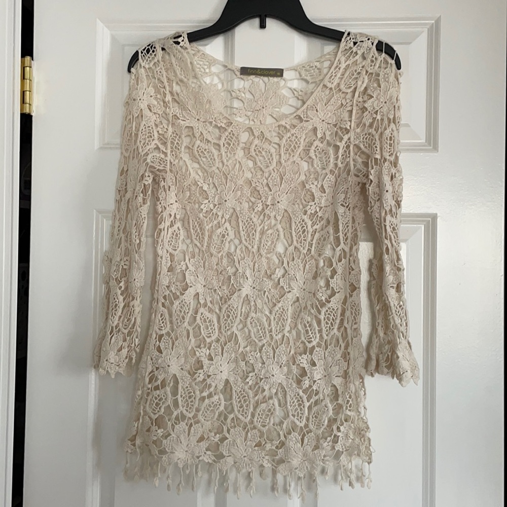 Finn & Clover crochet top